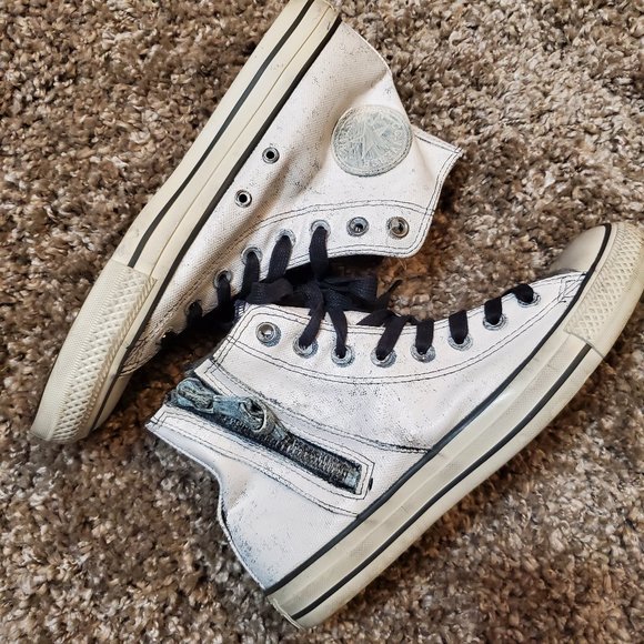 converse x john varvatos chuck taylor all star side zip high top